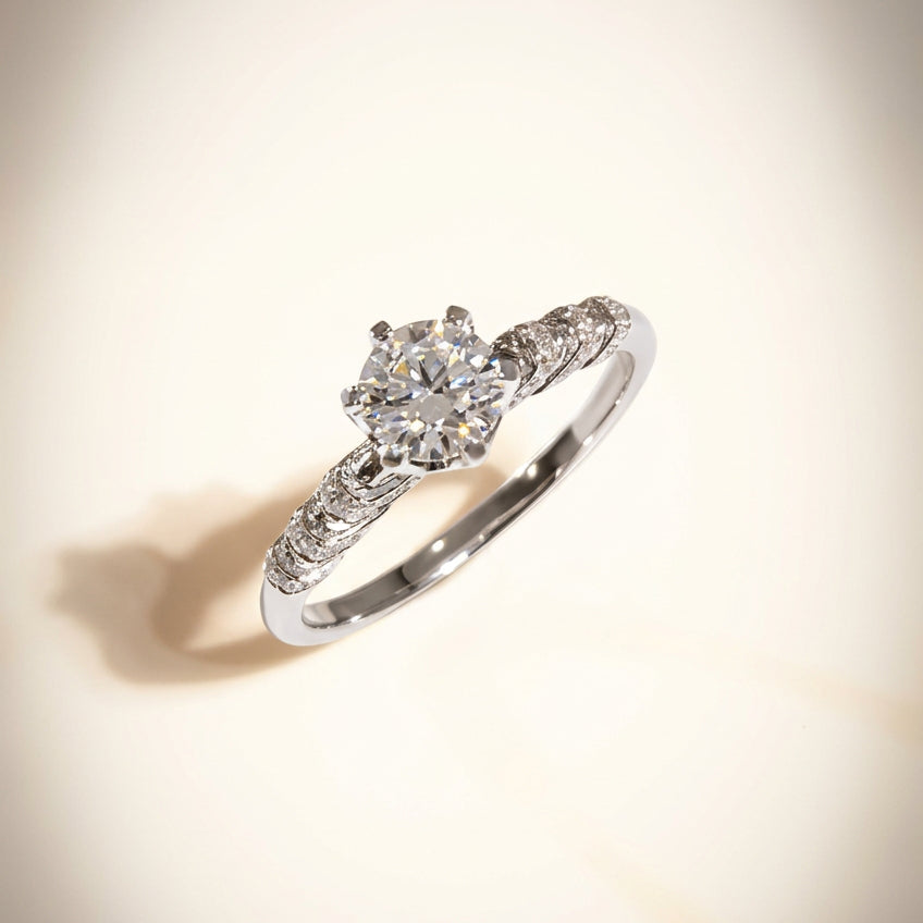 0.64ct R044 Lab grown diamond ring 培育鑽石戒指