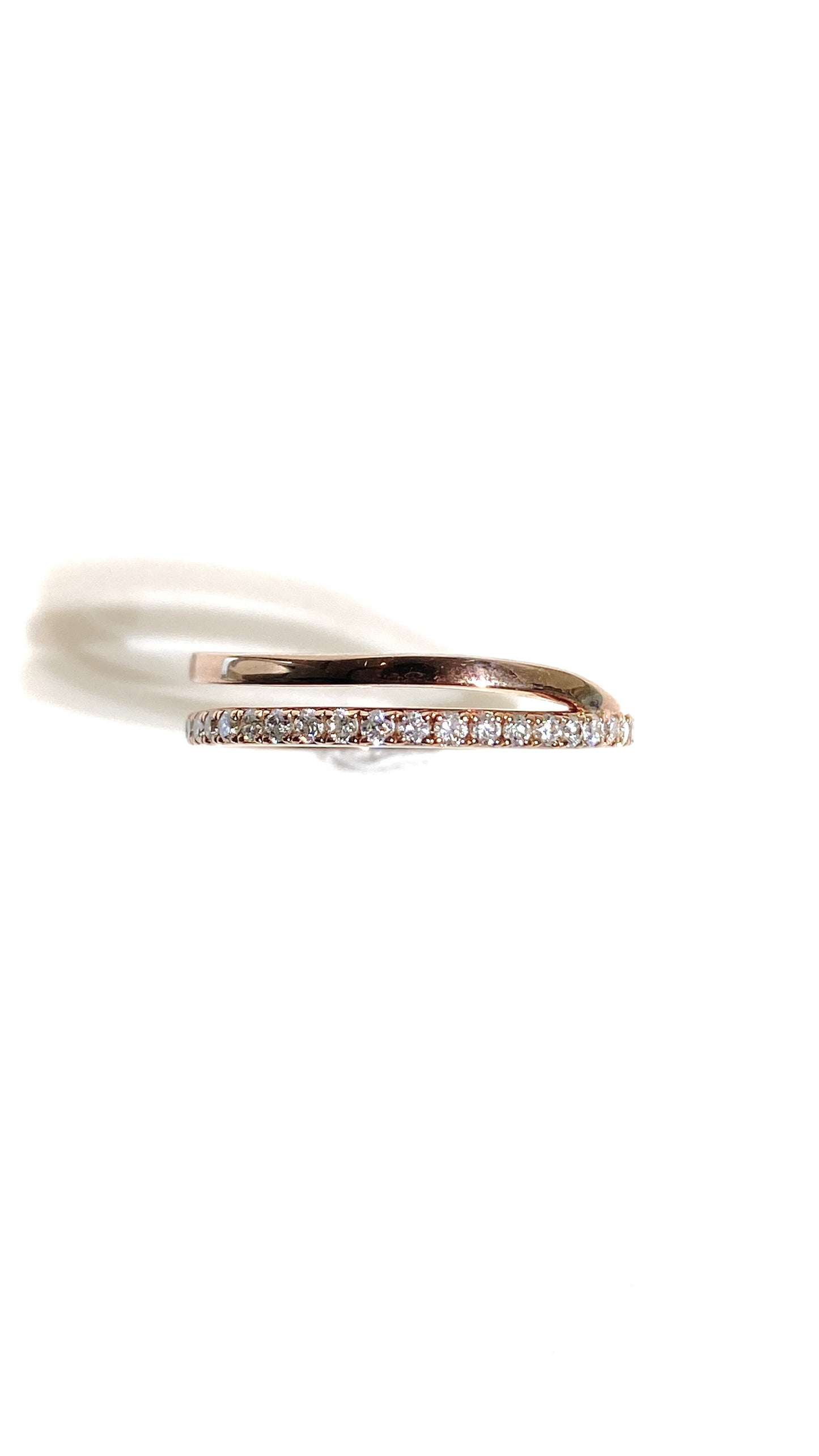 Rose Gold 0.425ct R039 Lab grown diamond Ring
