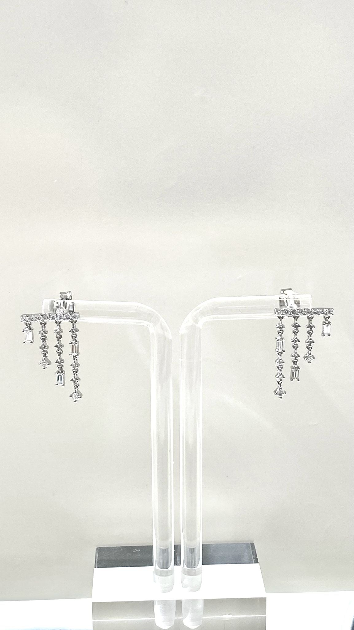 培育鑽石0.374 電渡白耳環 Lab grown diamond earrings