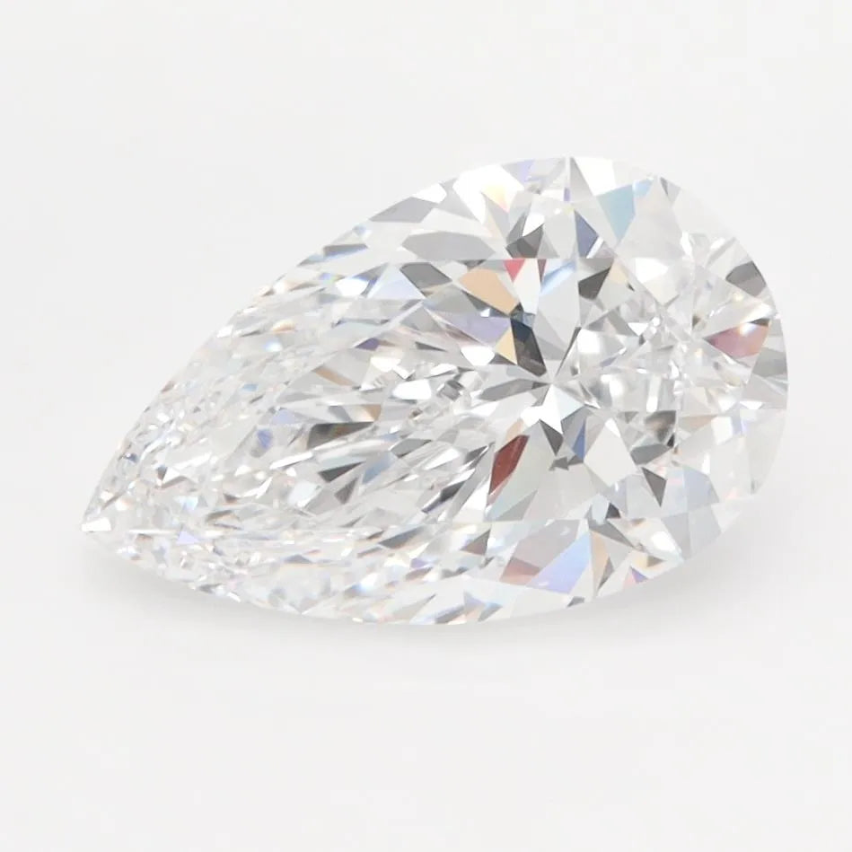2.01ct Pear Lab Grown Diamond (Colour D, Clarity VVS2, IGI Certified)