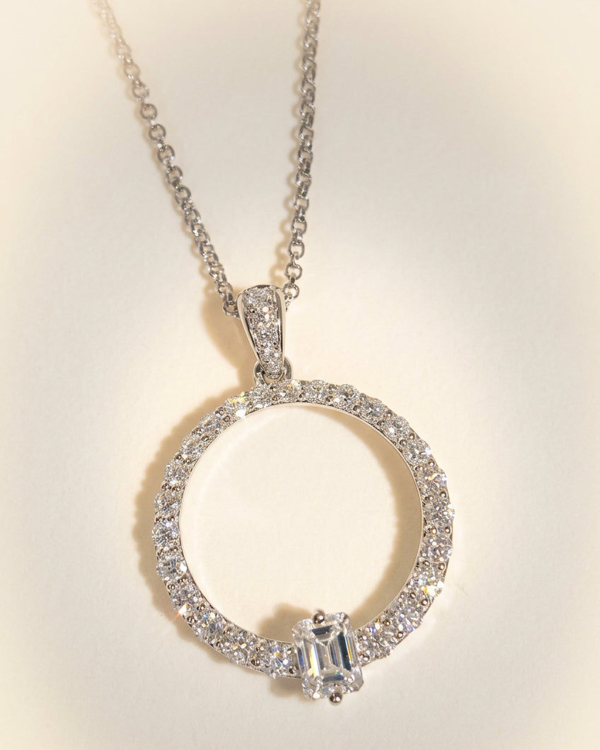 Lab grown Diamond Pendant 1.4ct 培育鑽石頸鏈