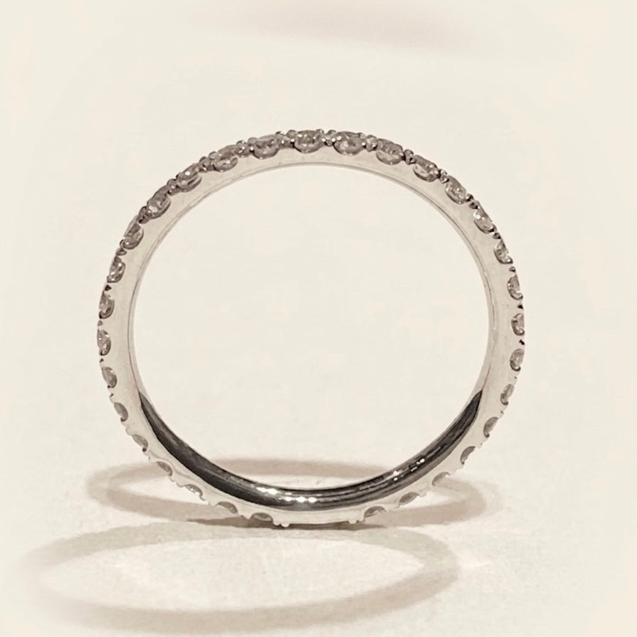 培育鑽石戒指 (0.517ct /1.45mm圍一圈)Lab grown diamond 18k plated Ring