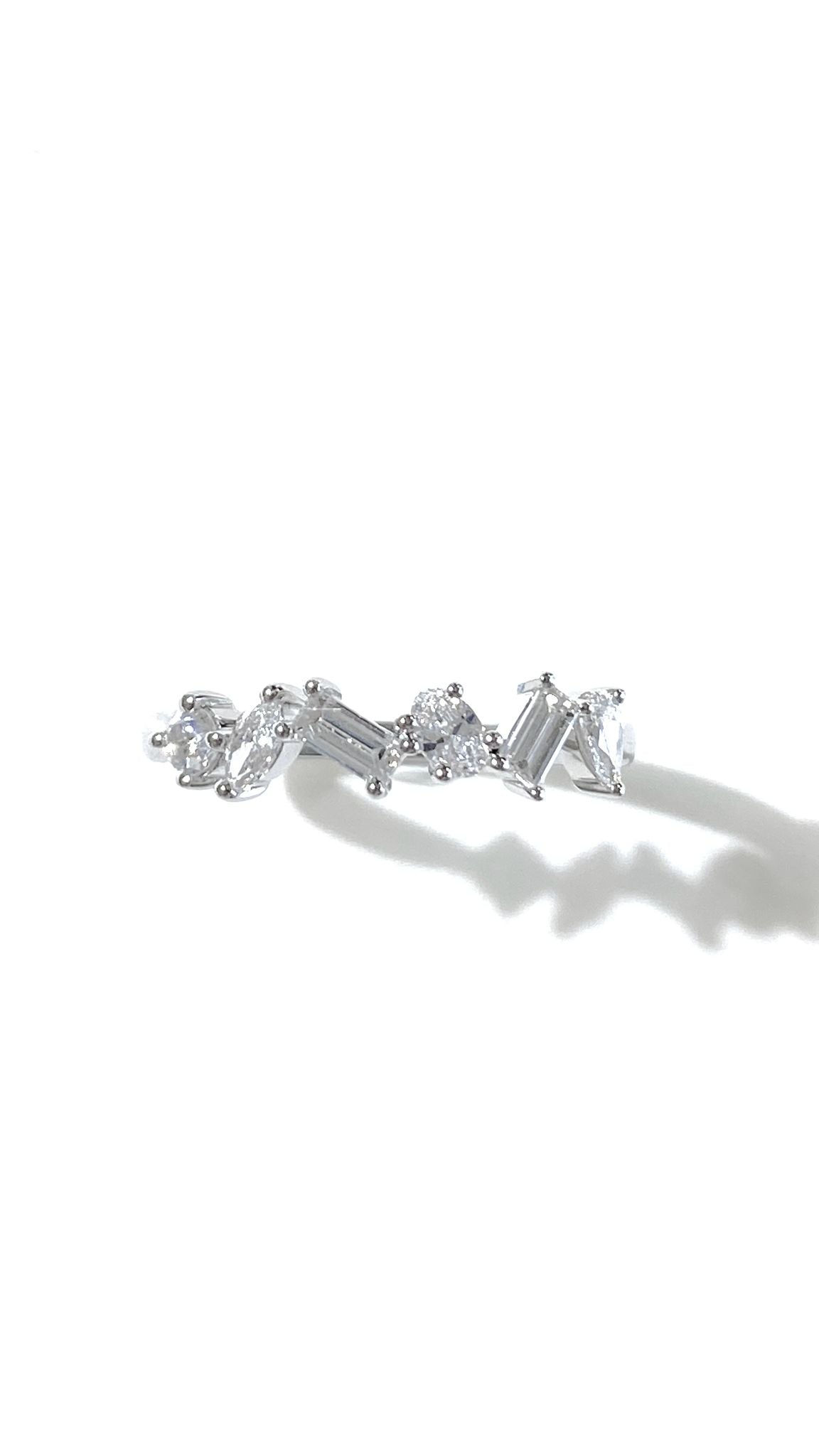 培育鑽石戒指電鍍白 0.58ct Lab grown diamond ring