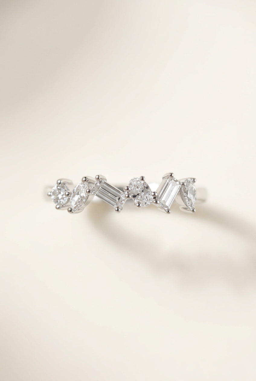 培育鑽石戒指電鍍白 0.58ct Lab grown diamond ring