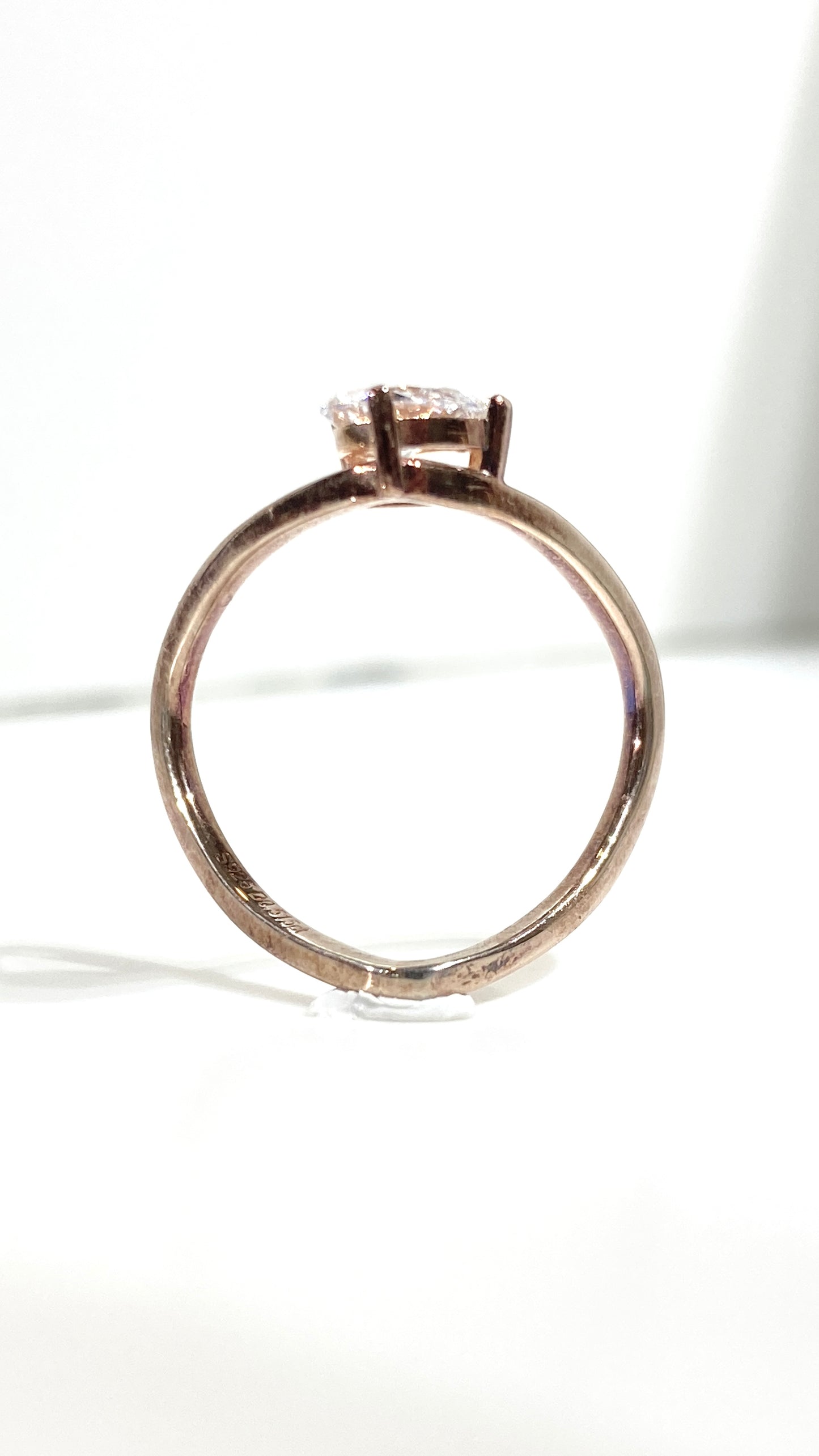 Rose Gold 0.51ct R035 Lab grown diamond Ring
