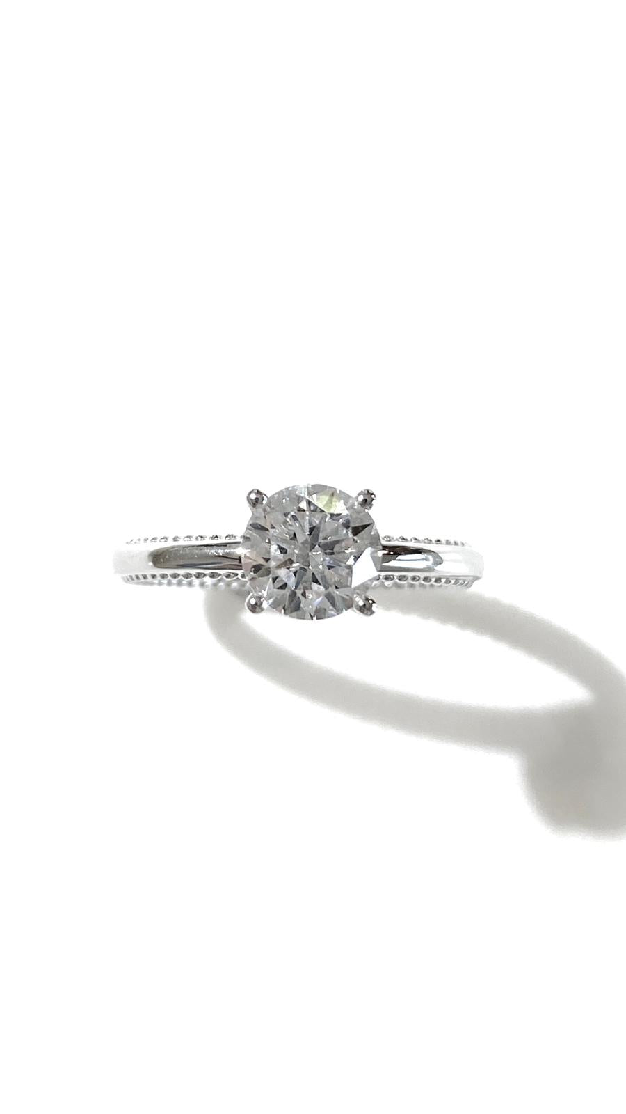 培育鑽石鉑金戒指托(不連主石)Lab Grown Diamond Platinum (PT950) Engagement Ring
