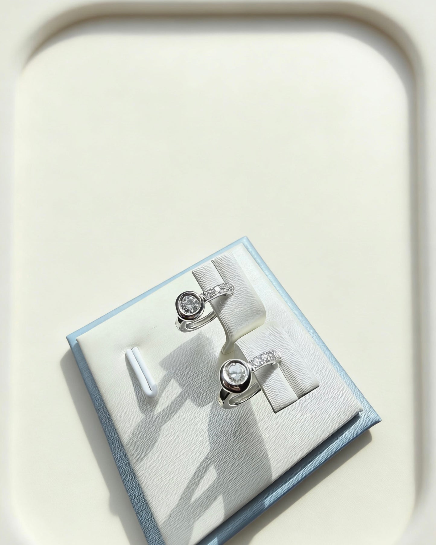 培育鑽石電白金0.35ct 耳環 Lab grown diamond Earrings