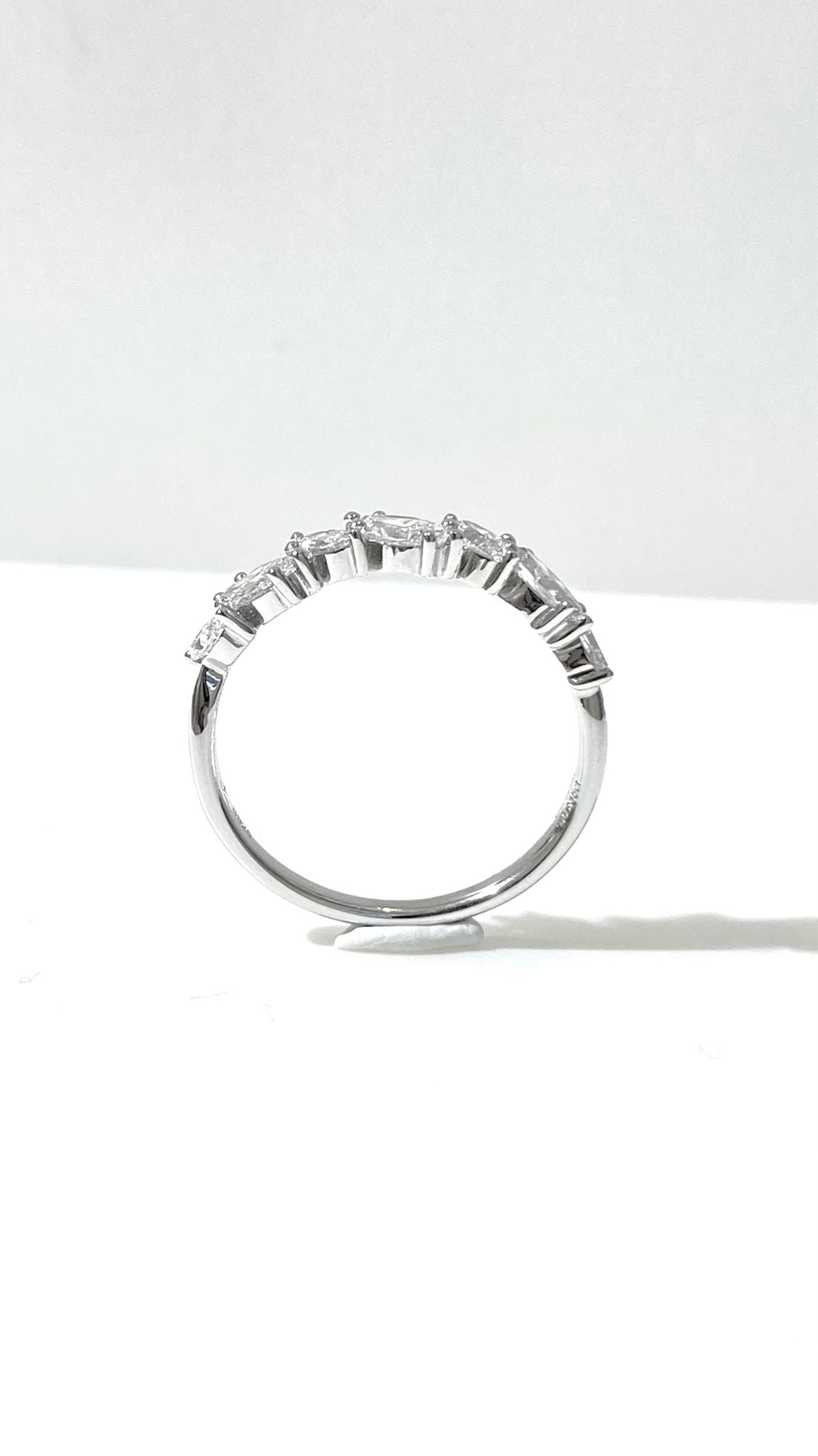 培育鑽石戒指電鍍白 0.58ct Lab grown diamond ring