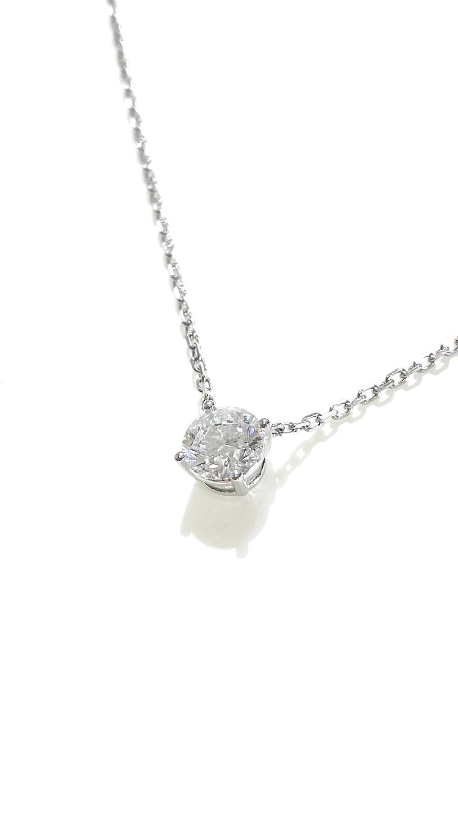 培育鑽石1ct 鉑金PT950項鏈 Lab grown diamond Pendant