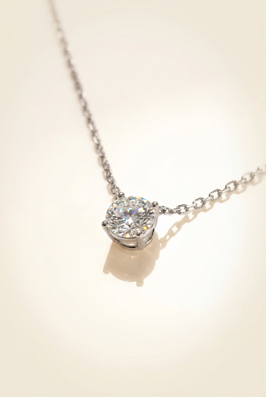 培育鑽石1ct 鉑金PT950項鏈 Lab grown diamond Pendant