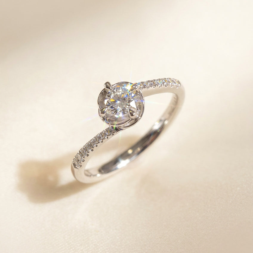 0.3ct R022 lab grown diamond ring 培育鑽石戒指