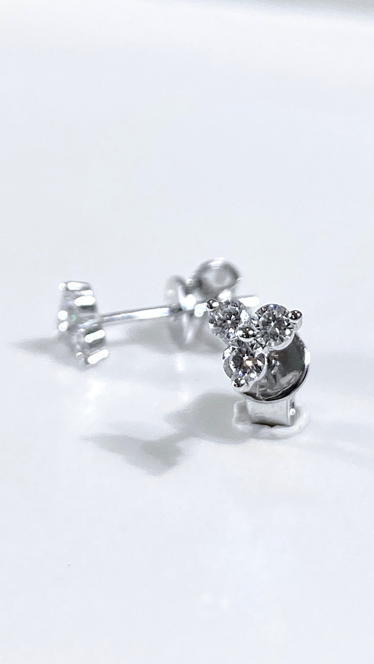 Lab grown diamond earrings 0.13ct培育鑽石耳環