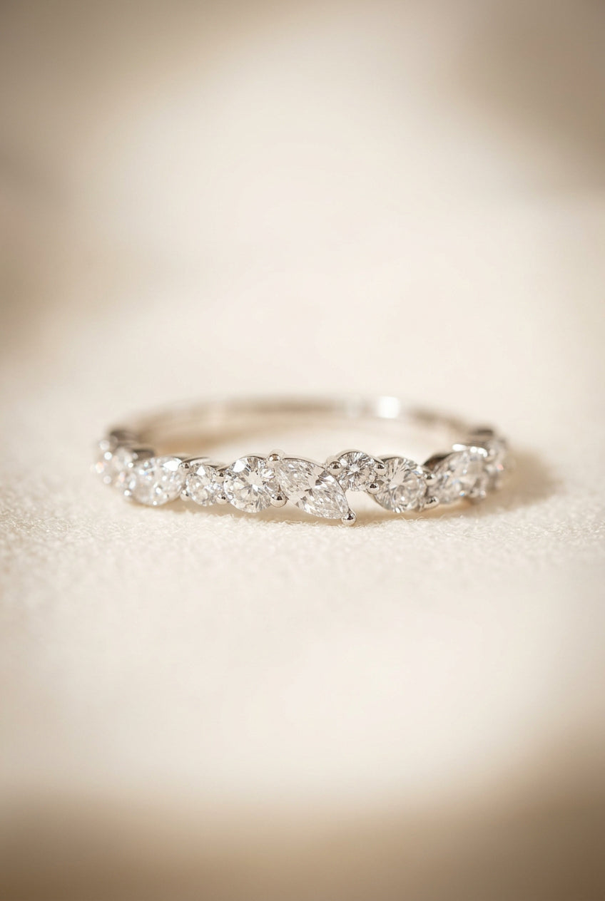 培育鑽石戒指 電鍍白 0.54ct Lab grown diamond Ring