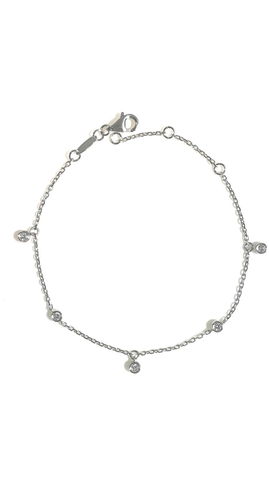 培育鑽石手鏈 lab grown diamond Platinum Bracelet