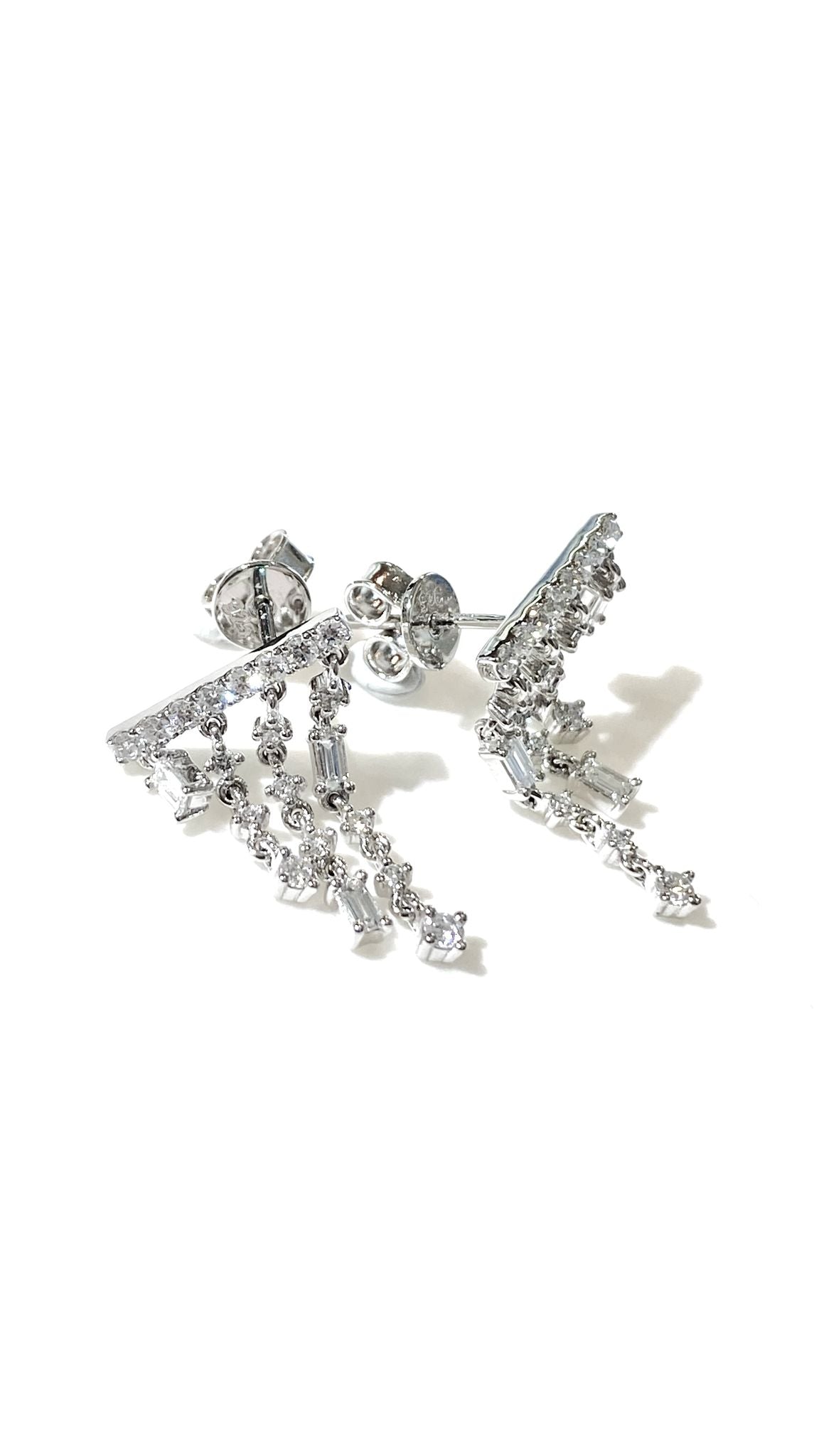 培育鑽石0.374 電渡白耳環 Lab grown diamond earrings