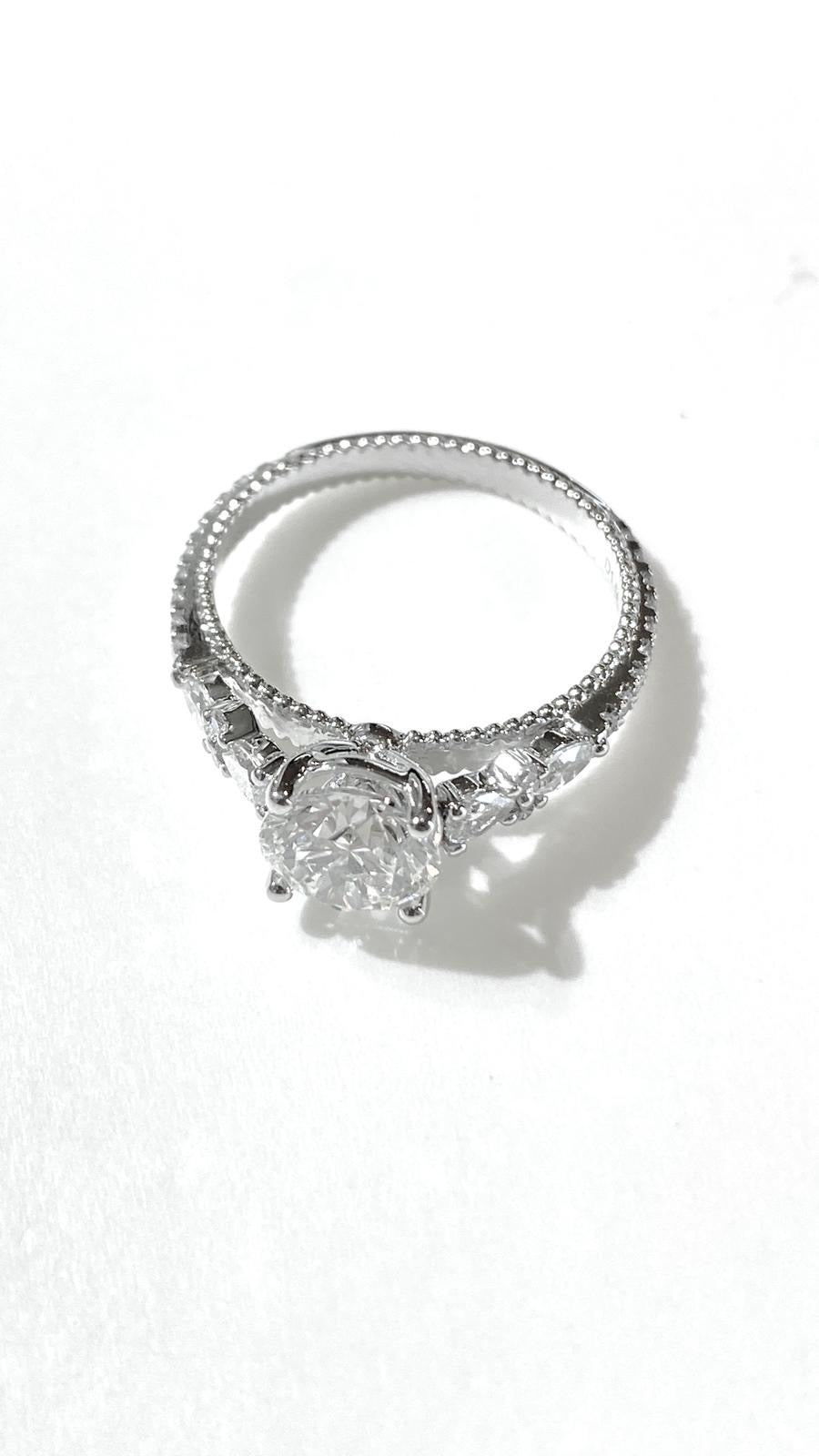 培育鑽石鉑金戒指托(不連主石)Lab Grown Diamond Platinum (PT950) Engagement Ring