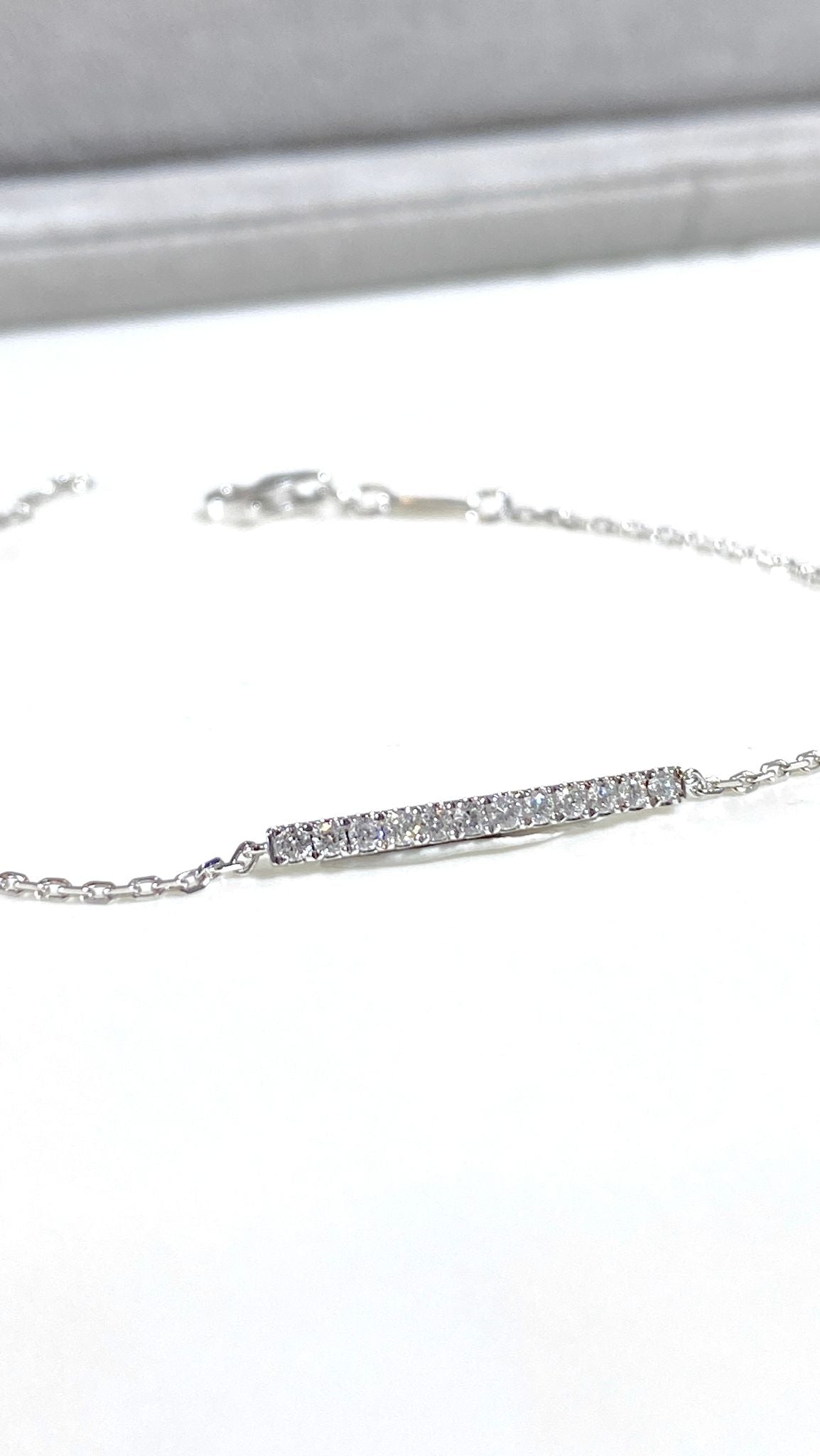 lab grown diamond
Platinum Bracele 培育鑽石手鏈
