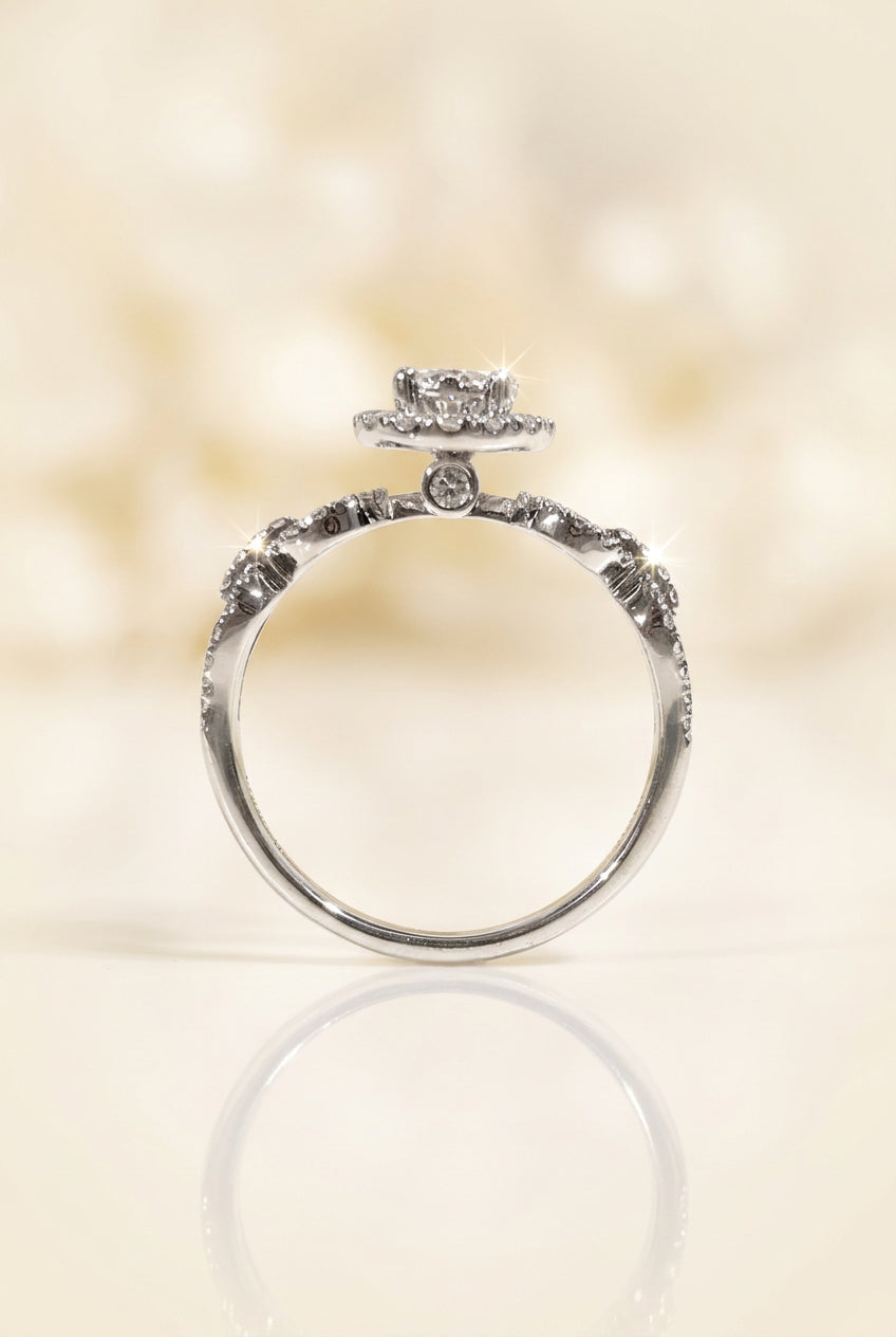 0.57ct lab grown diamond Ring 培育鑽石戒指