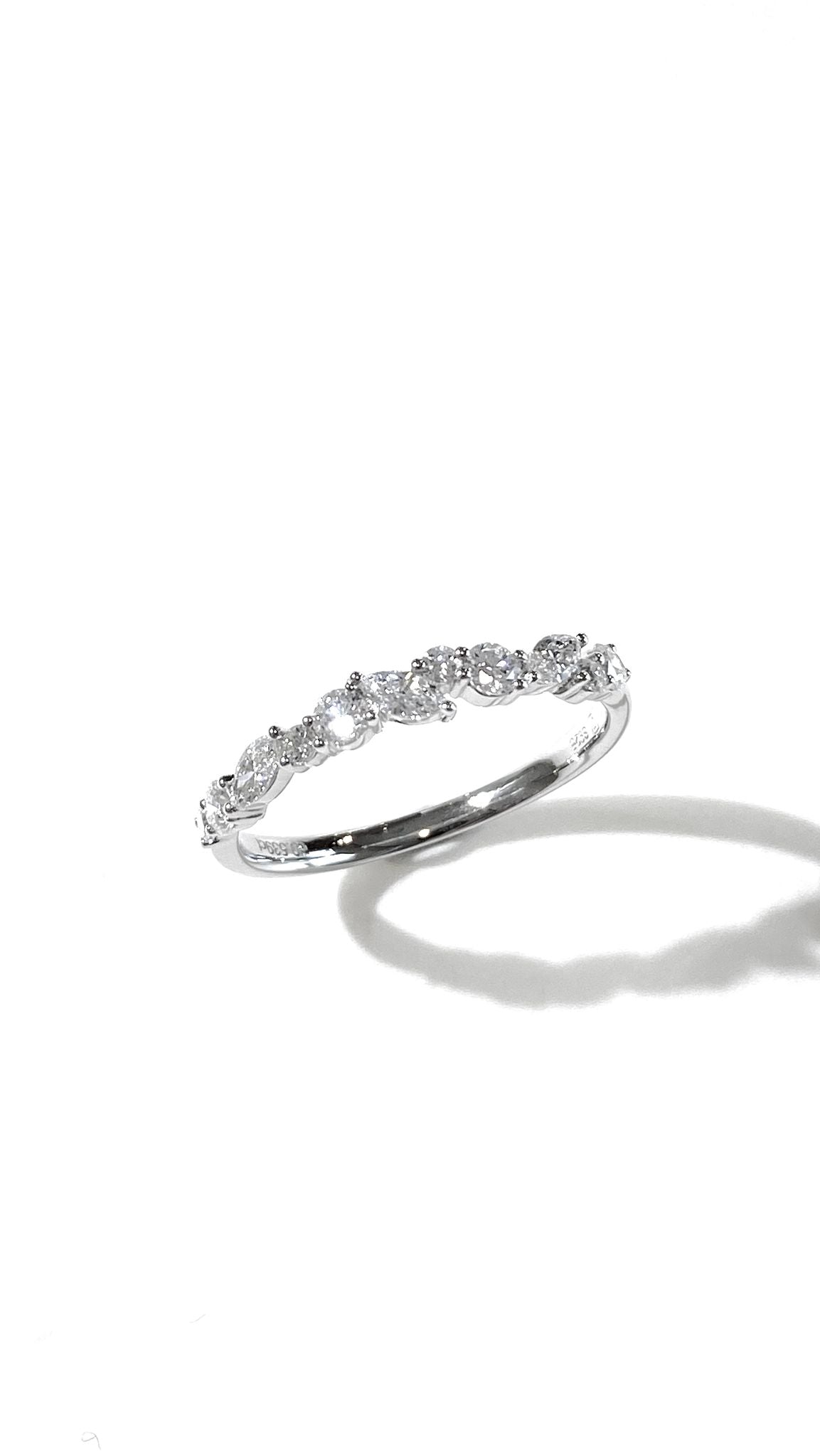 培育鑽石戒指 電鍍白 0.54ct Lab grown diamond Ring