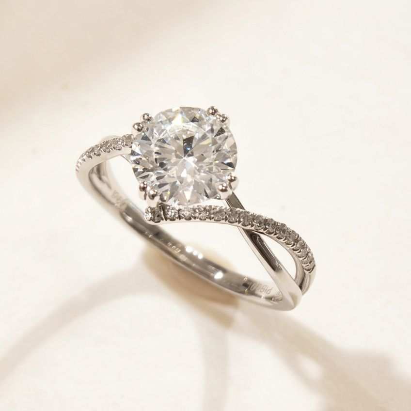 培育鑽石戒指 鉑金950 1.5ct Lab grown diamond platinum Ring