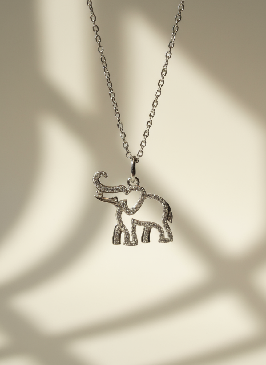 培育鑽石0.248ct 電鍍白金項鏈 Lab grown diamond pendant