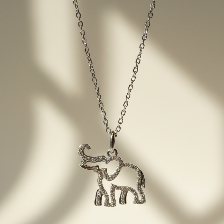 培育鑽石0.248ct 電鍍白金項鏈 Lab grown diamond pendant