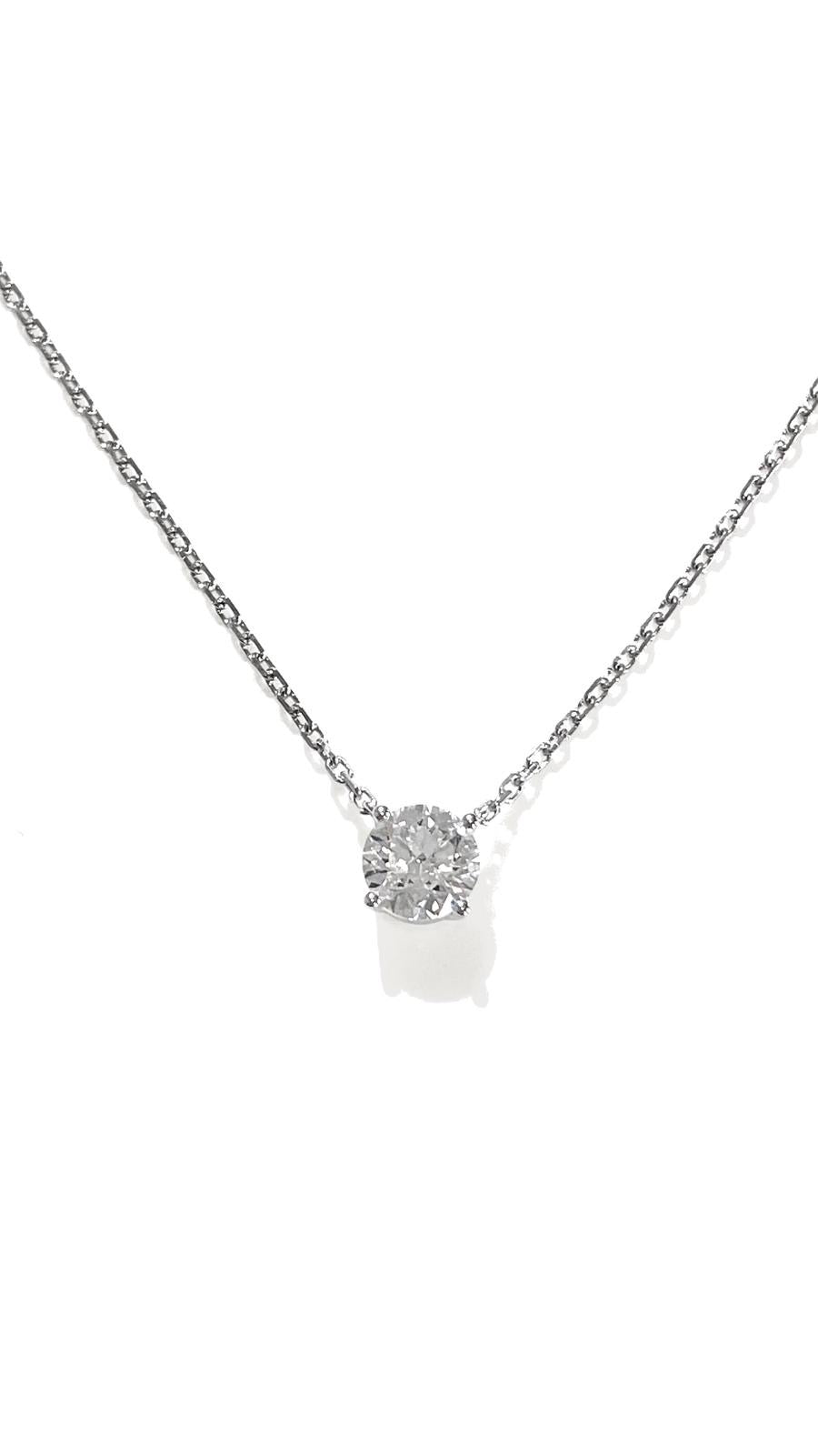 培育鑽石1ct 鉑金PT950項鏈 Lab grown diamond Pendant