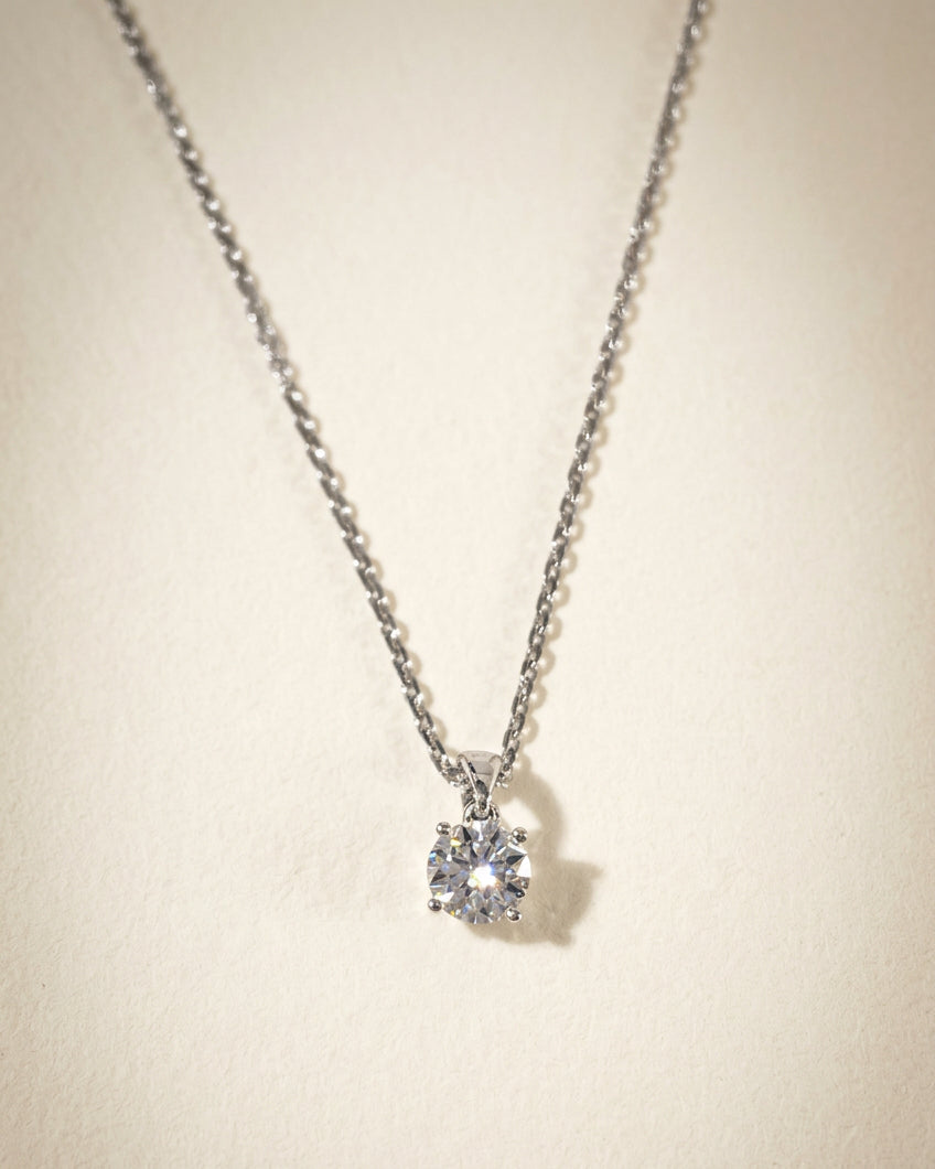 培育鑽石1ct 鉑金PT950項鏈 Lab grown diamond Pendant