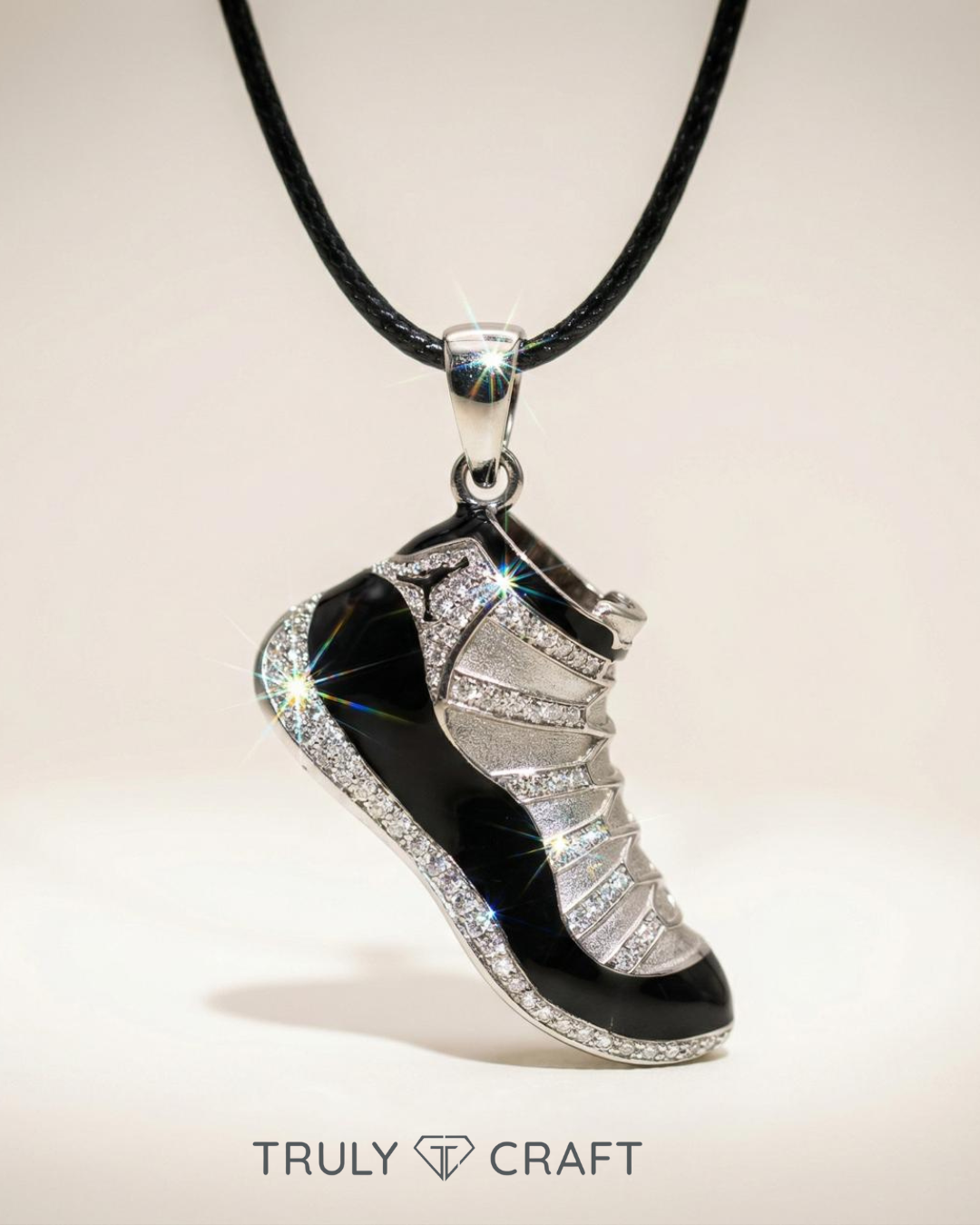 Lab grown Diamond pendant 培育鑽石電鍍白金吊墜