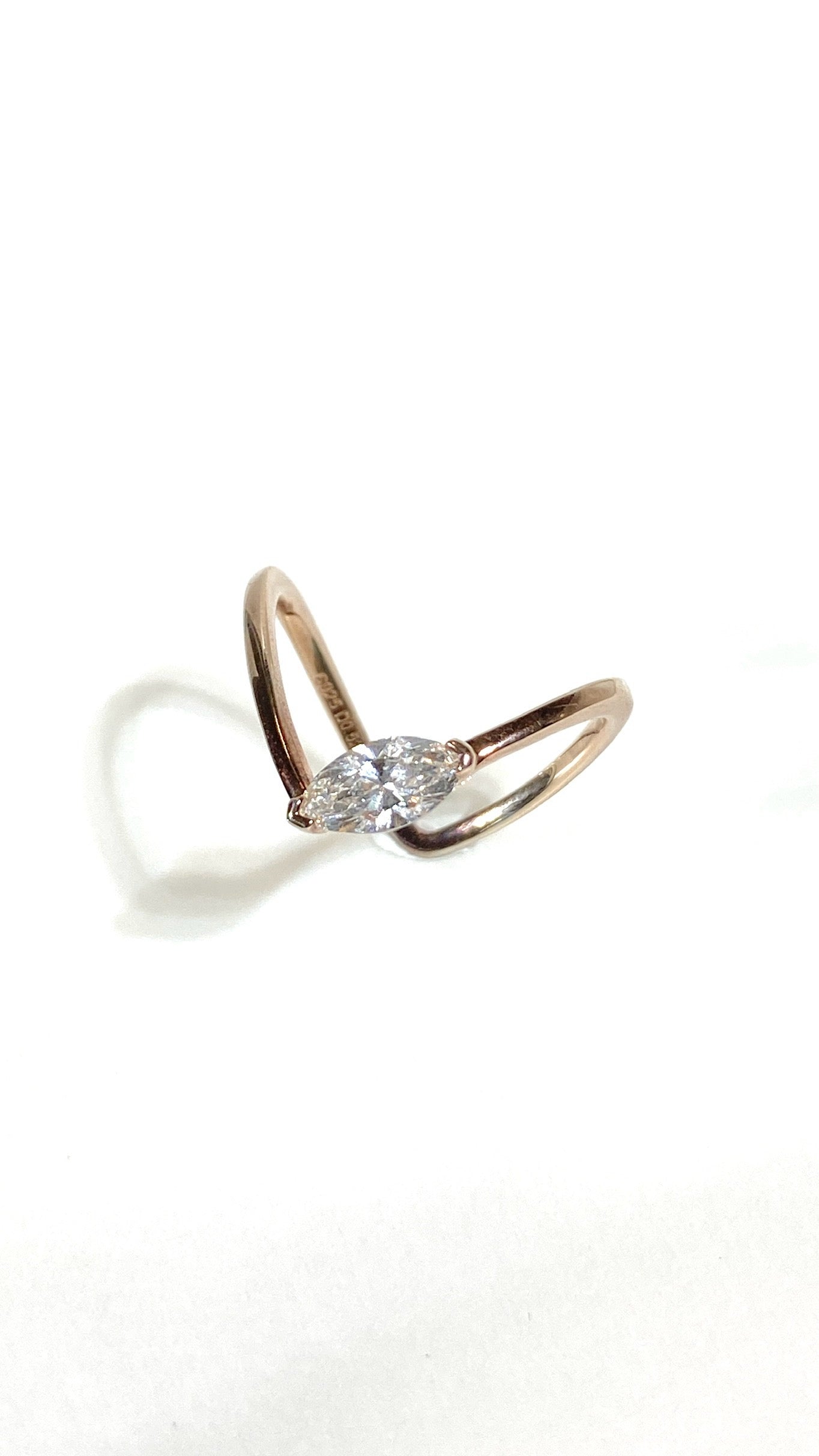 Rose Gold 0.50ct R036 Lab grown diamond Ring