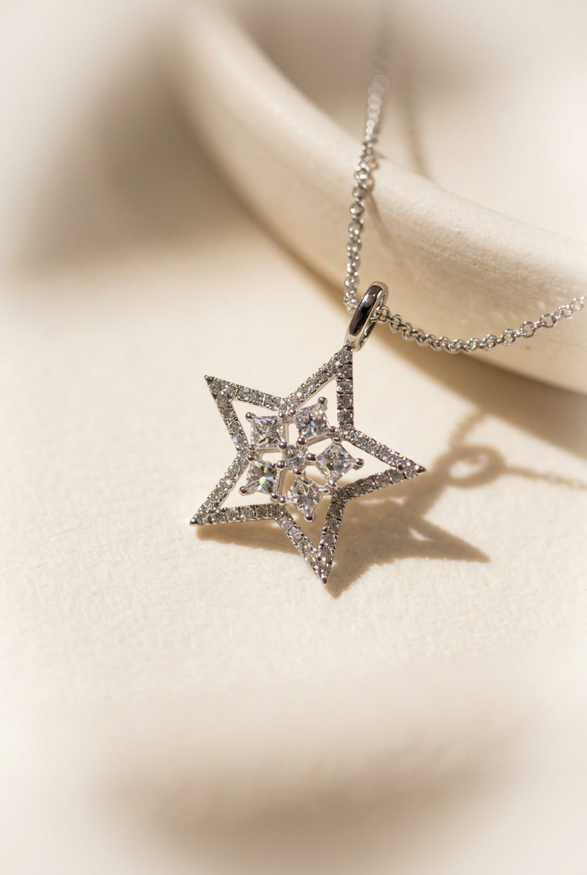 培育鑽石頸鏈0.542ct lab grown diamond pendant