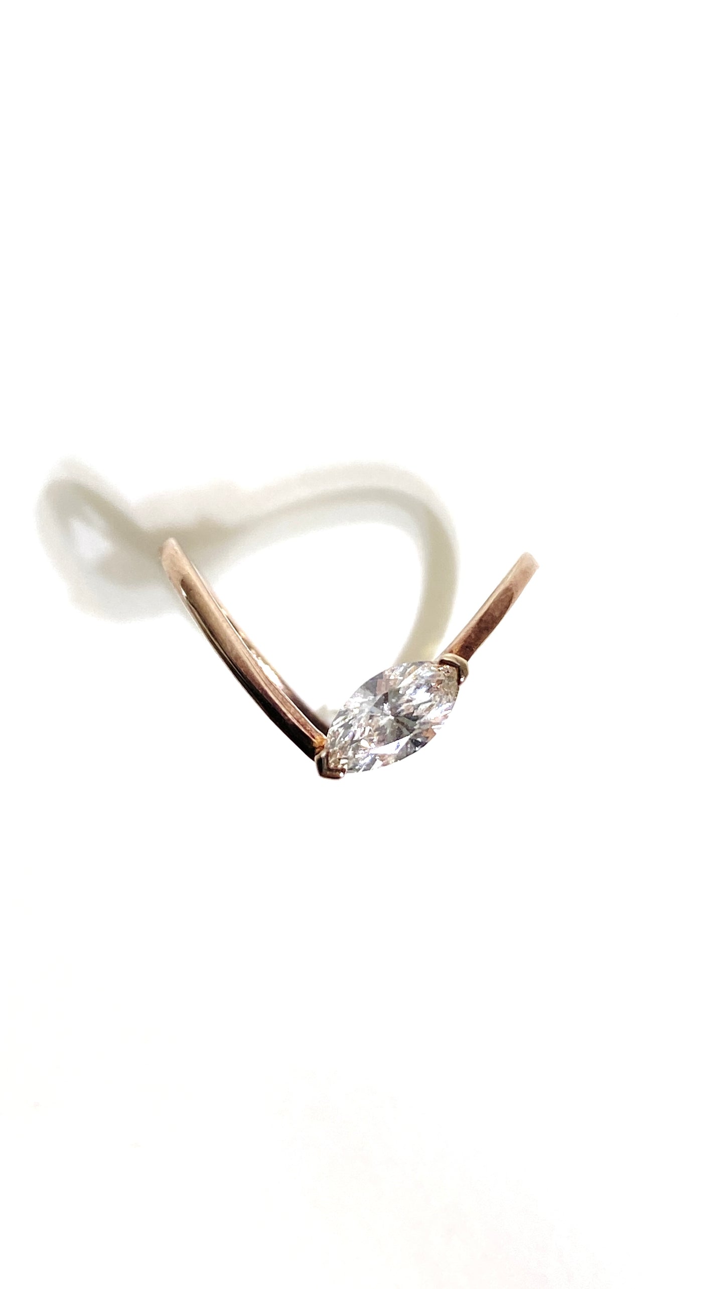 Rose Gold 0.50ct R036 Lab grown diamond Ring