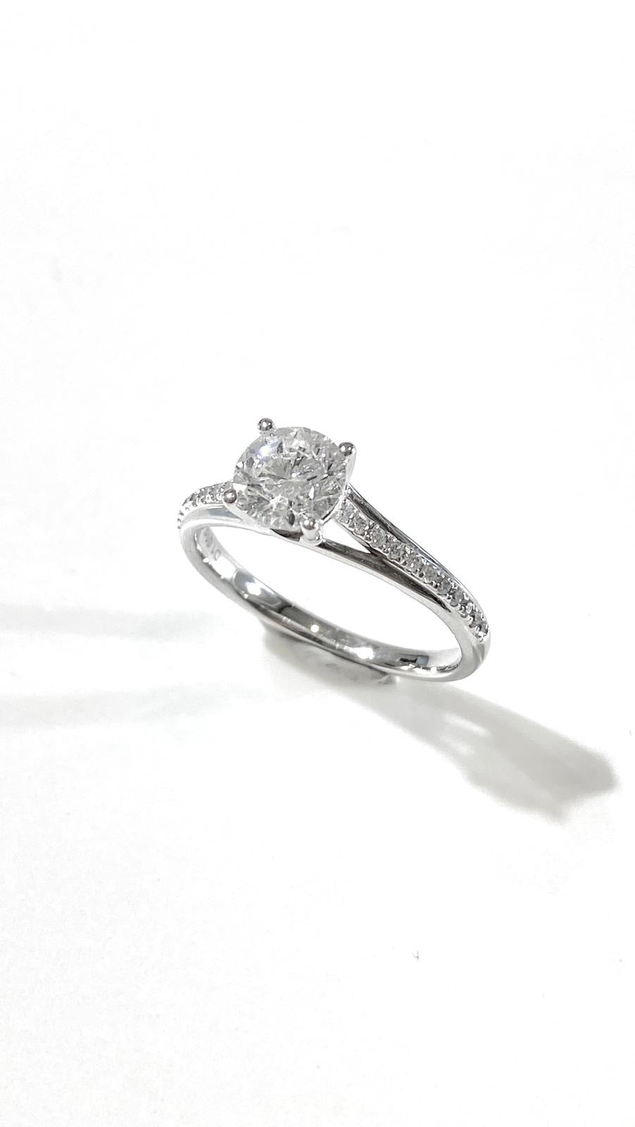 培育鑽石戒指 1ct鉑金950 Lab grown diamond ring