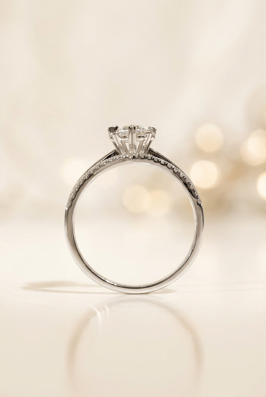 0.329/0.236 R001 Lab grown diamond ring 培育鑽石戒指
