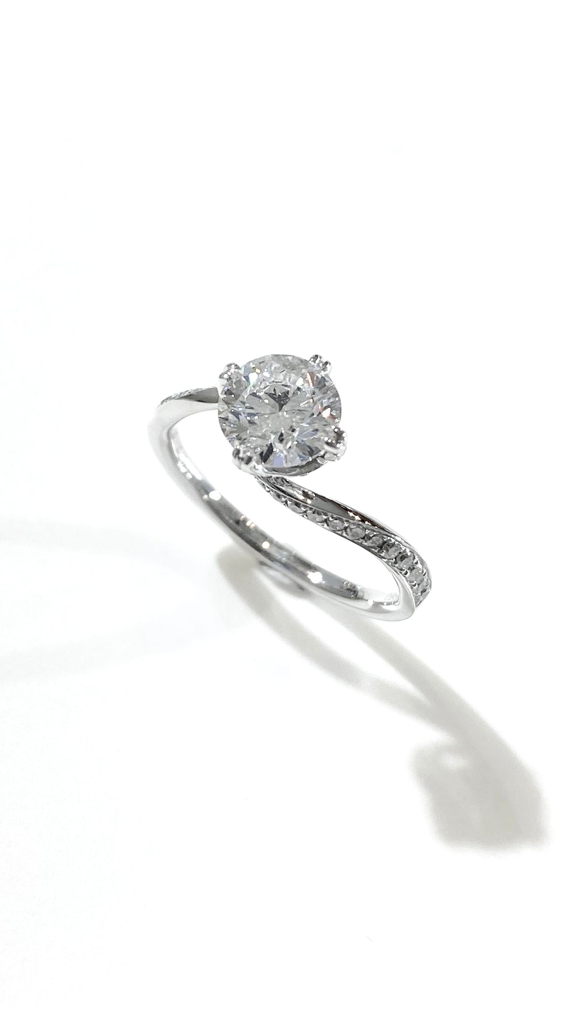 培育鑽石鉑金戒指托(不連主石)Lab Grown Diamond Platinum (PT950) Engagement Ring