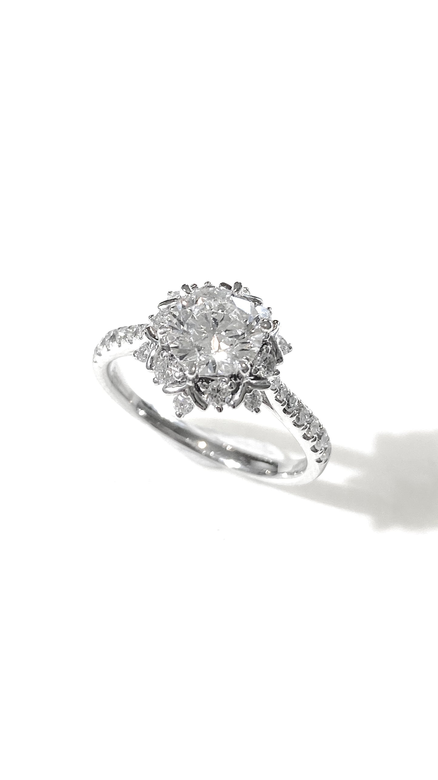 培育鑽石戒指 鉑金950 1ct Lab grown diamond ring