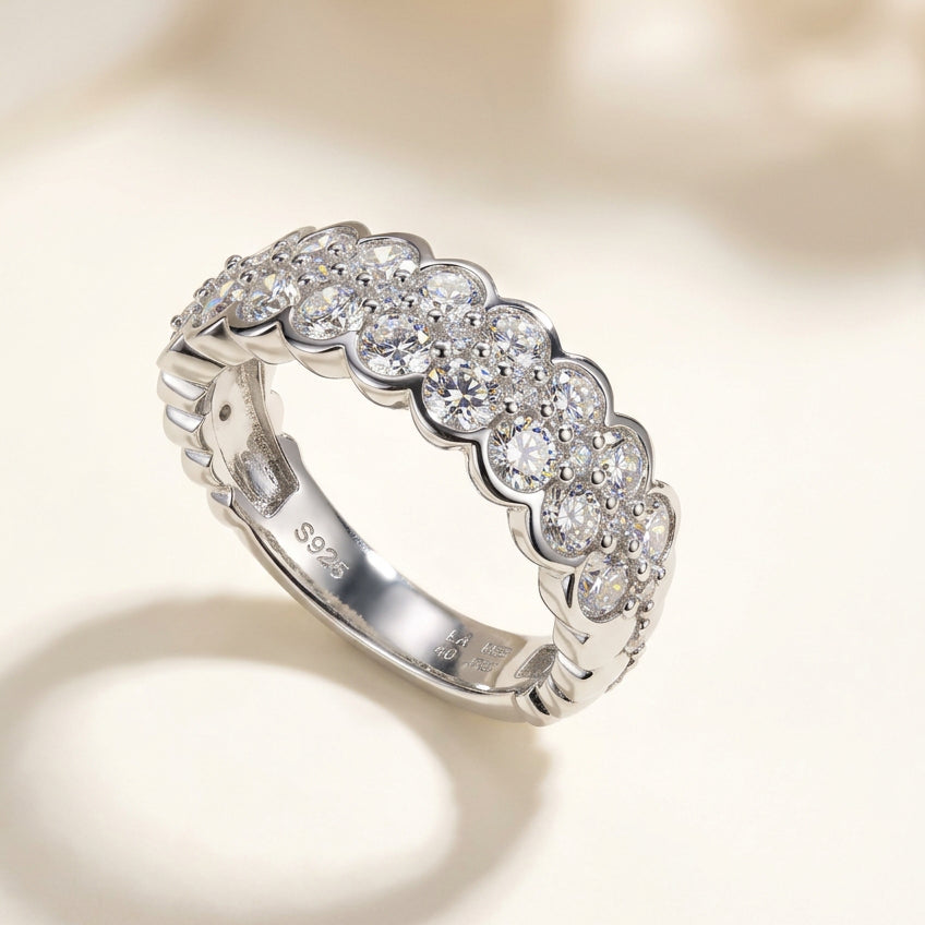 Lab grown diamond Ring 培育鑽石電鍍白金戒指 1.56ct /0.227