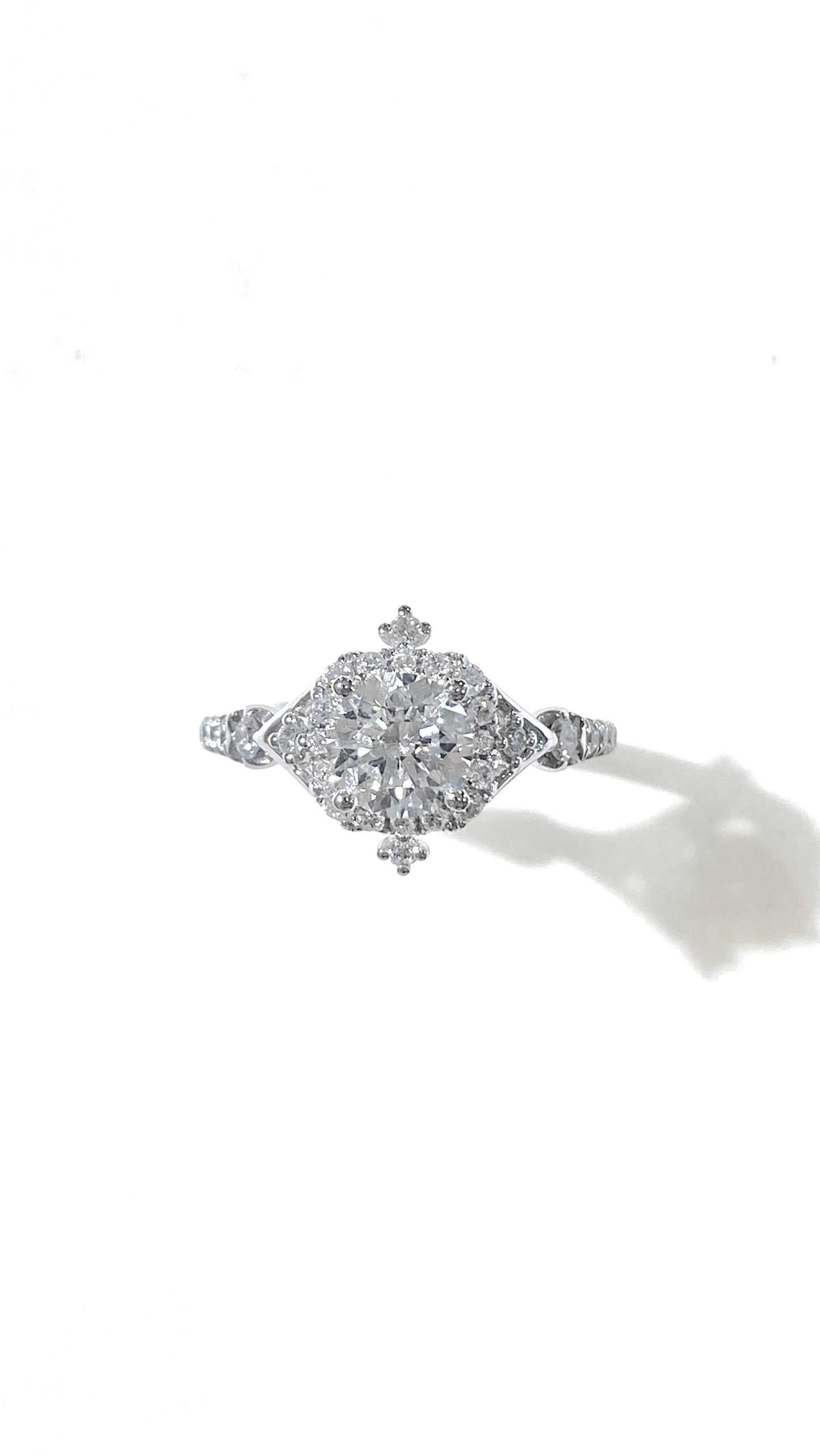 培育鑽石戒指 鉑金950 1ct Lab grown diamond ring