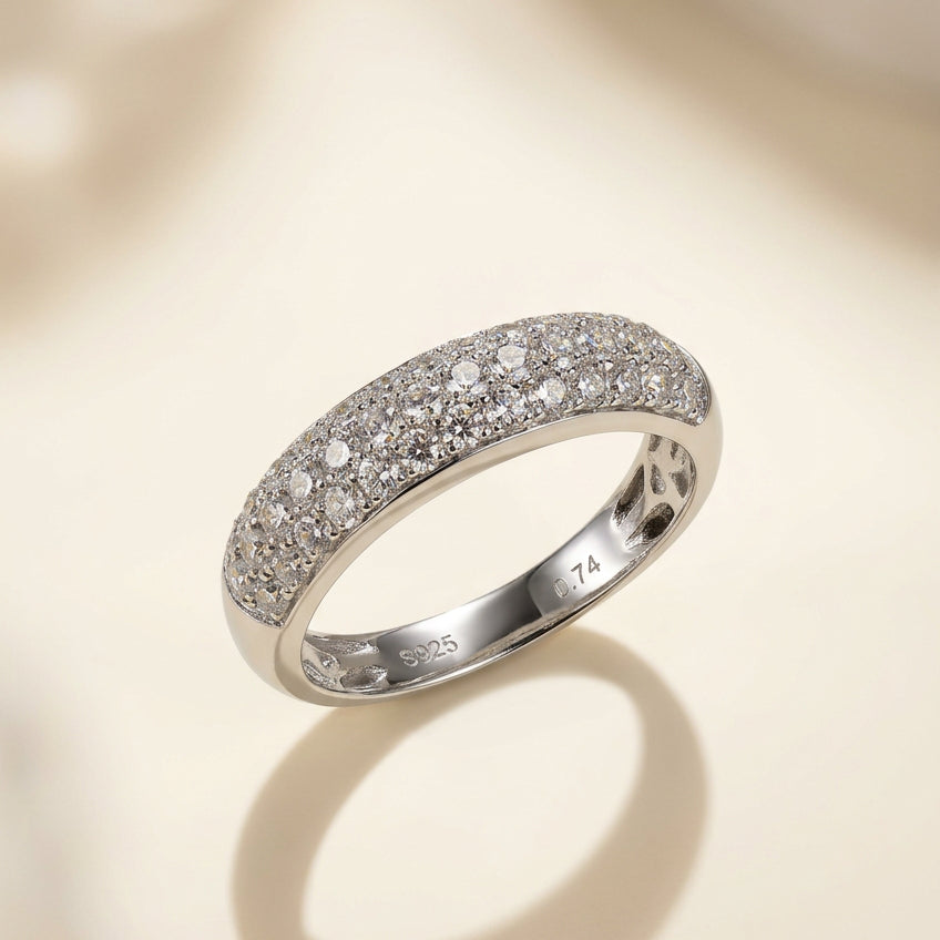 0.74ct Lab grown diamond Ring 培育鑽石電鍍白金戒指
