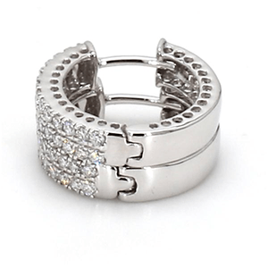 Lab grown diamond Hoops Earrings SJE7219培育鑽石耳環
