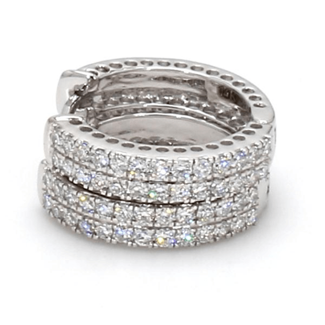 Lab grown diamond Hoops Earrings SJE7219培育鑽石耳環