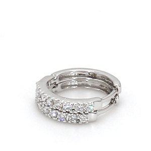 Lab grown diamond Hoops Earrings SJE7201