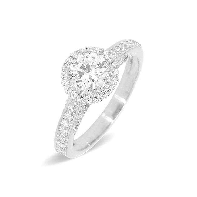 18K Engagement Ring 0.31 ctw SJR54188A