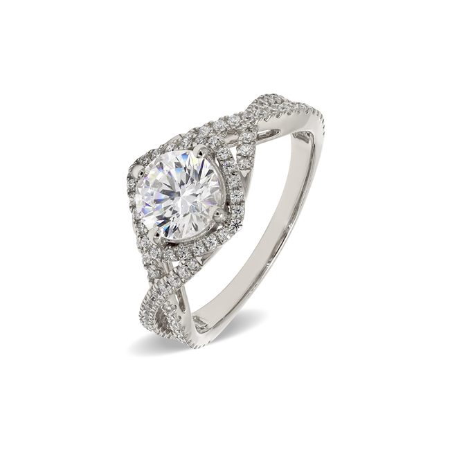 18K Engagement Ring 0.31 ctw SJR53705