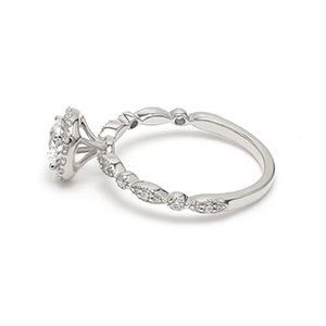 18K Engagement Ring 0.31 ctw SJR54053