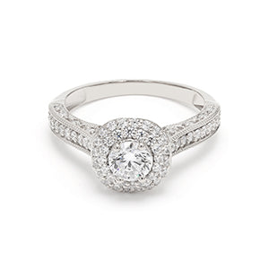18K Engagement Ring 0.31 ctw SJR54189