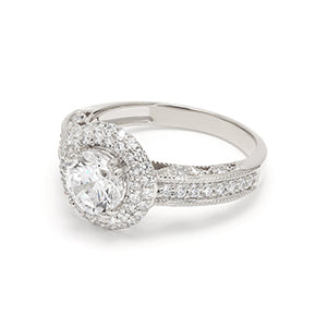 18K Engagement Ring 0.31 ctw SJR54194