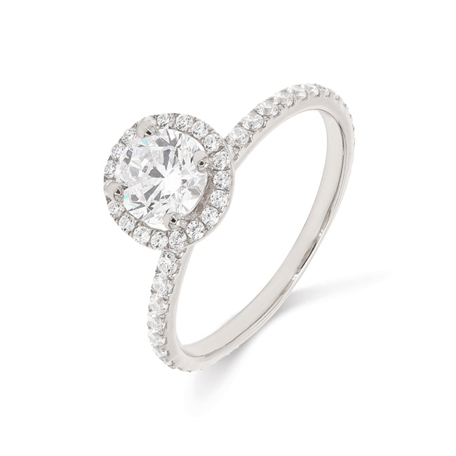 18K Engagement Ring 0.31 ctw SJR54049