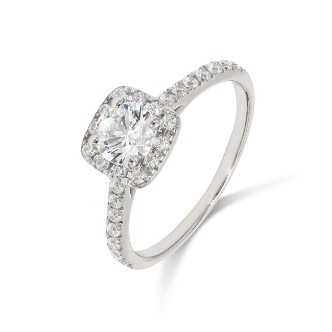 18K Engagement Ring 0.31 ctw SJR54501