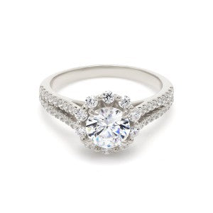 18K Engagement Ring 0.31 ctw SJR55016RD